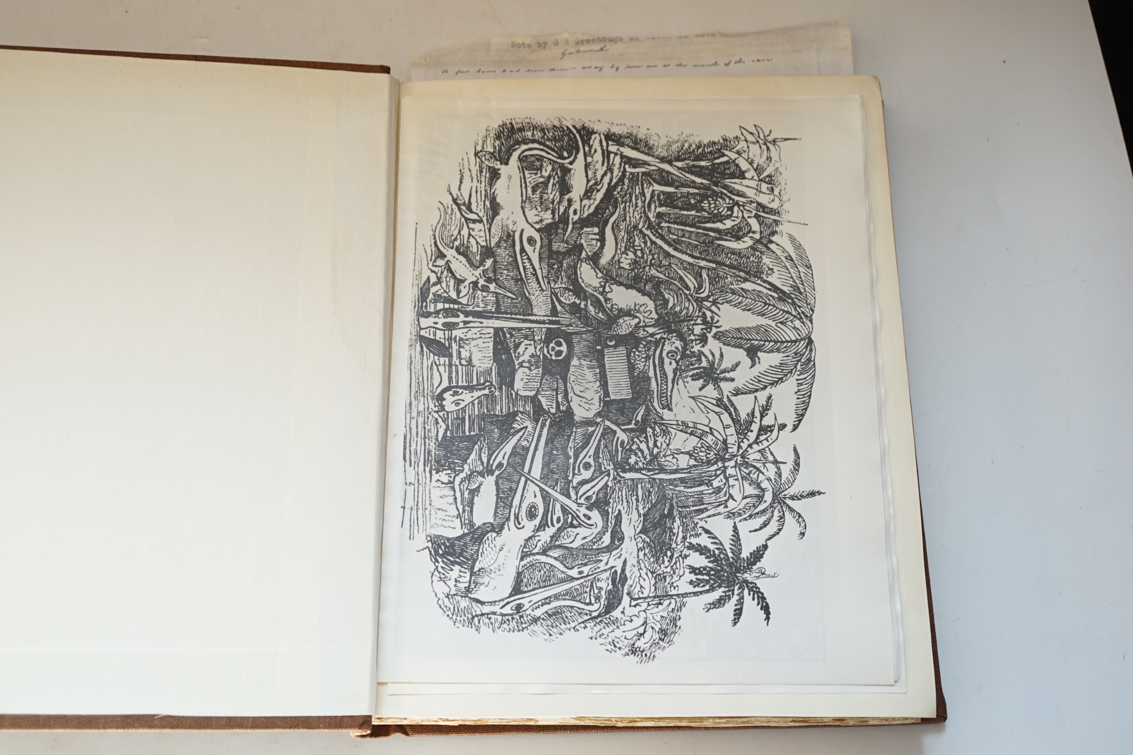 Buckland, William - Reliquiæ Diluvianæ; or, Observations on the Organic Remains contained in Caves, Fissures, and Diluvial Gravel ..., second edition, 4to, rebound cloth, 27 engraved plates, maps and plans, 3 hand-colour
